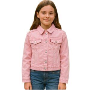 Levi's Kids' Utility Denim Trucker Jacket SZ Med 10-12 YRS NEW With Tags